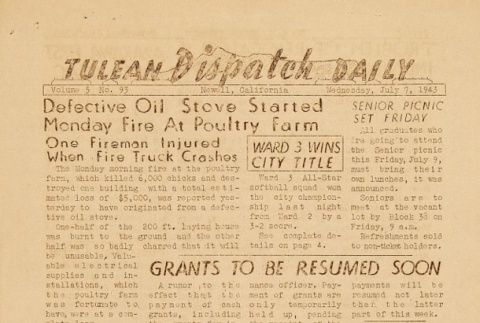 Tulean Dispatch Vol. 5 No. 93 (July 7, 1943) (ddr-densho-65-246)