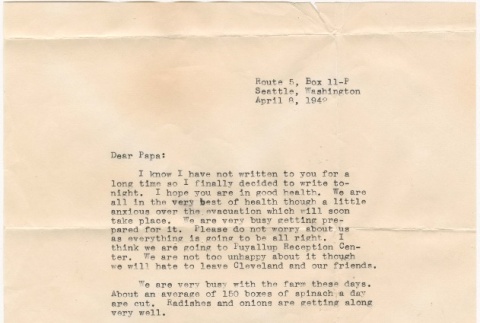 Letter to Kinuta Uno at Fort Missoula (ddr-densho-324-14)