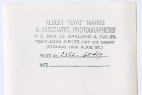 Verso of photograph (ddr-densho-433-491-mezzanine-9207e903fd)