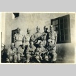 Group of soldiers with a guitar and ukelele (ddr-densho-22-356)