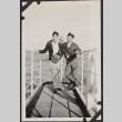 Two men on board ship (ddr-densho-326-89)