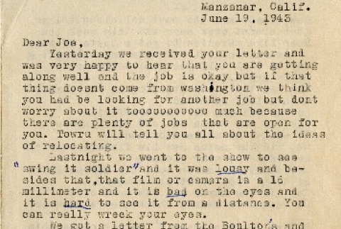 Letter to a Nisei man from his sister (ddr-densho-153-62)