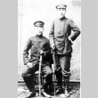 Issei man and Japanese soldier (ddr-densho-157-132)