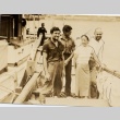 E. Allen Petersen and Taneko 'Tani' Petersen aboard the Chinese junk Hummel Hummel (ddr-njpa-1-1271)
