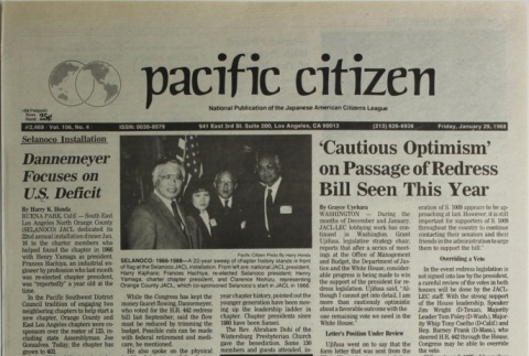 Pacific Citizen, Vol. 106, No. 4 (January 29, 1988) (ddr-pc-60-4)