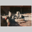 Mendoza pool under construction (ddr-densho-377-2342)