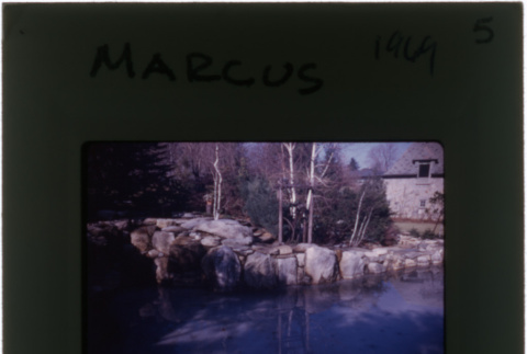Pool and garden at the Marcus project (ddr-densho-377-450)