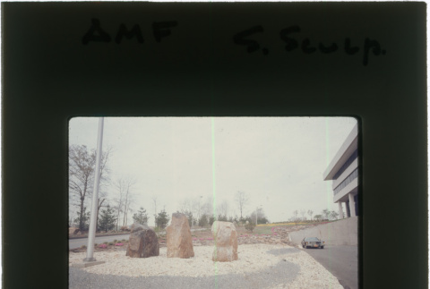 Rock sculpture at the AMF project (ddr-densho-377-933)