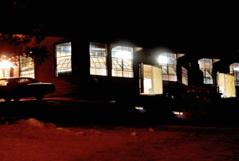 Camp building at night (ddr-densho-336-367)
