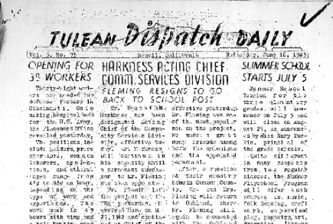 Tulean Dispatch Vol. 5 No. 75 (June 16, 1943) (ddr-densho-65-379)