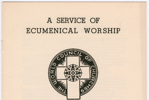 Bulletin for Fourth Presbyterian (ddr-densho-446-32)