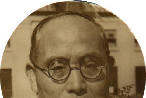Man wearing leis (ddr-njpa-4-2220)