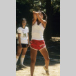 Kathy Kashima playing volleyball (ddr-densho-336-855)