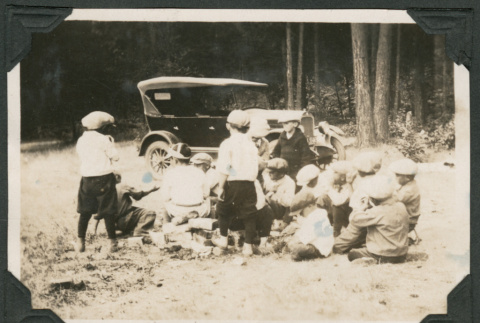 Photo of picnickers (ddr-densho-483-301)