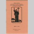 Program for 12th annual Bay Regional Sectional Conference for NCYPCC (ddr-densho-341-88)