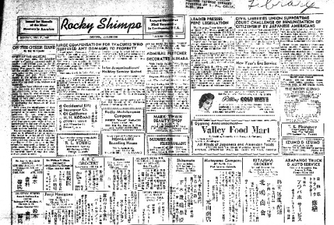 Rocky Shimpo Vol. 12, No. 165 (December 31, 1945) (ddr-densho-148-250)