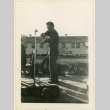 Violinist at a hospital tea party (ddr-densho-37-1257)