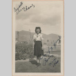 Signed photograph of a woman (ddr-manz-10-20)