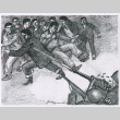 Sketch of Manzanar riot (ddr-densho-122-769)