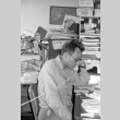 Man taking phone call (ddr-densho-1007-545)