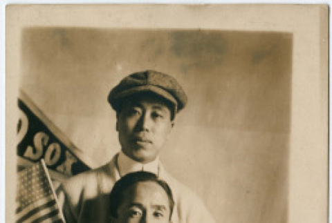 Portrait of Gentaro Takahashi and unidentified man (ddr-densho-355-5)
