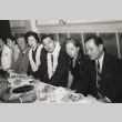 Masahide and Yasuko Kanayama with others at a dinner (ddr-njpa-4-626)