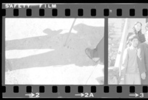 Negative film strip for Farewell to Manzanar scene stills (ddr-densho-317-191)