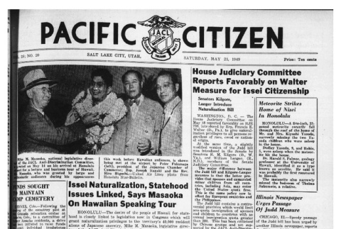 The Pacific Citizen, Vol. 28 No. 20 (May 21, 1949) (ddr-pc-21-20)