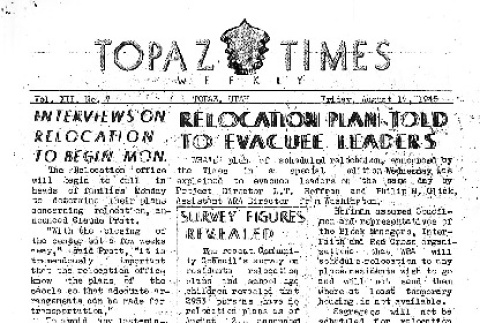 Topaz Times Vol. XII No. 6 (August 10, 1945) (ddr-densho-142-420)