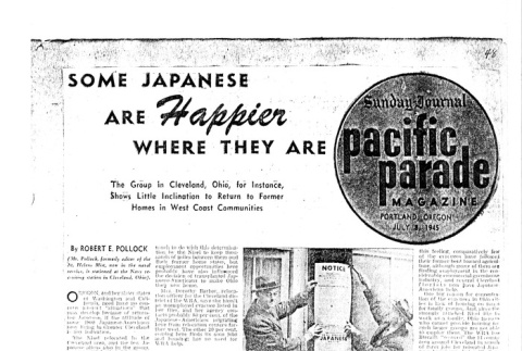Pacific Parade Magazine article (ddr-densho-35-356)