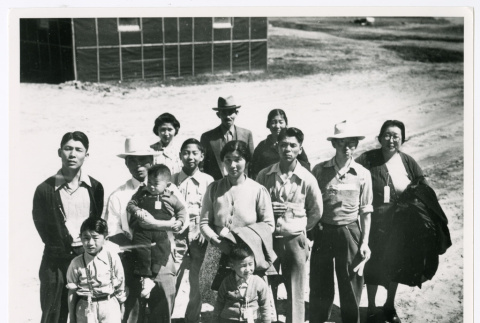 Crowd of adults and children outside (ddr-densho-1007-33)
