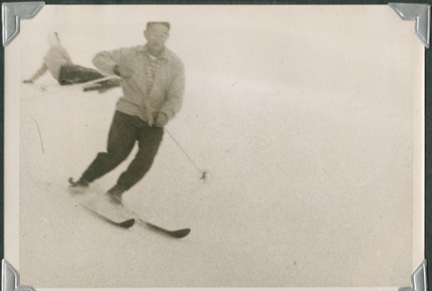 Man skiing (ddr-densho-321-458)