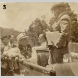Franklin D. Roosevelt wearing leis in a car (ddr-njpa-1-1601)