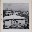 William, Susan and Leslie Shiomi behind house (ddr-densho-522-484)