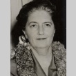 Elizabeth P. Farrington wearing leis (ddr-njpa-2-282)