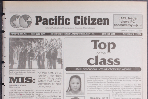 Pacific Citizen, Vol. 117, No. 16 (November 5-11,1993) (ddr-pc-65-41)