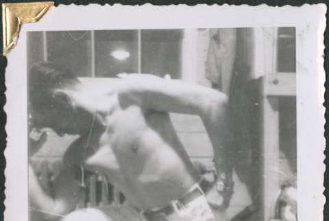 Man posing (ddr-densho-434-278)