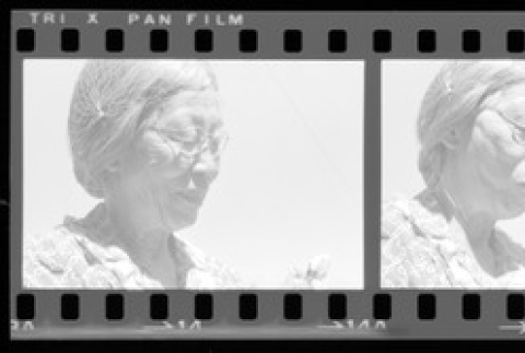 Negative film strip for Farewell to Manzanar scene stills (ddr-densho-317-178)