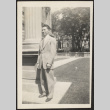 Man outside Wisconsin Capitol Building (ddr-densho-433-1088)