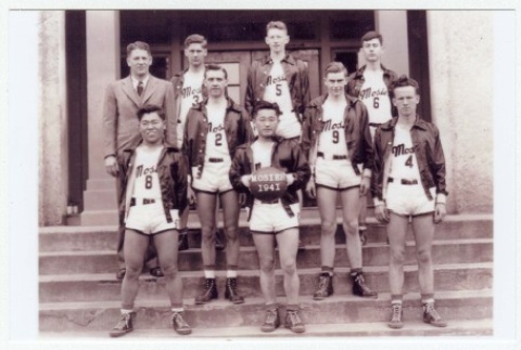 Mosier High School Basketball Team (ddr-densho-259-583)