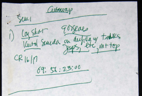 Cutaway notes (ddr-densho-1007-1429)