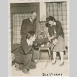 Golf lesson with Chimata Sumida and his children Grace and Marshall Sumida (ddr-densho-379-400)