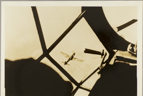 Photo of a German plane taken from the cockpit of another (ddr-njpa-13-852)