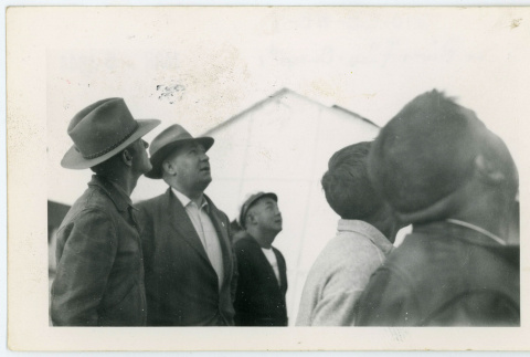 Bystanders at a Gila River fire (ddr-densho-37-2144)