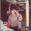 Chester Sakura Sr. in red hat (ddr-densho-523-544)