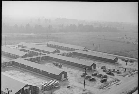 Aerial view of the Jerome concentration camp (ddr-densho-37-630)