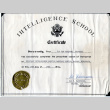 Certificate of Completion for MIS Language School for Ben Mayewaki (ddr-densho-563-2)