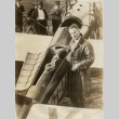 Charles Kingsford Smith standing next to his plane (ddr-njpa-1-724)