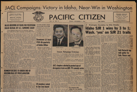Pacific Citizen, Vol. 55, No. 19 (November 9, 1962) (ddr-pc-34-45)