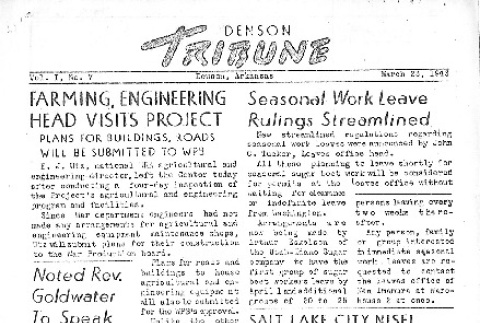 Denson Tribune Vol. I No. 7 (March 23, 1943) (ddr-densho-144-48)